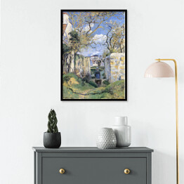 Plakat w ramie Camille Pissarro Krajobraz Pontoise. Reprodukcja