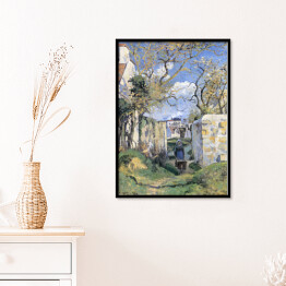 Plakat w ramie Camille Pissarro Krajobraz Pontoise. Reprodukcja