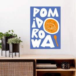 Pomidorowa - kolorowa ilustracja