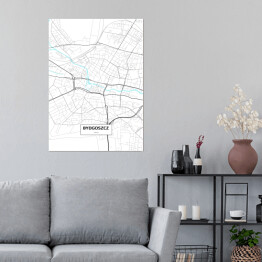 Plakat Mapa Bydgoszczy 