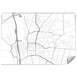 Fototapeta samoprzylepna Minimalistyczna mapa Elbląga