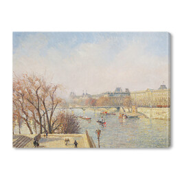 Obraz na płótnie Camille Pissarro Luwr, ranek, światło słoneczne. Reprodukcja