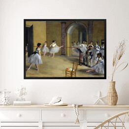 Obraz w ramie Edgar Degas "Sala taneczna" - reprodukcja