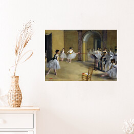 Plakat Edgar Degas "Sala taneczna" - reprodukcja