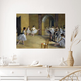 Plakat Edgar Degas "Sala taneczna" - reprodukcja