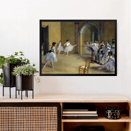 Obraz w ramie Edgar Degas "Sala taneczna" - reprodukcja
