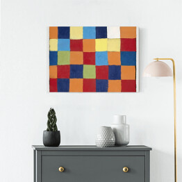 Obraz na płótnie Paul Klee Qu 1 Color Chart Reprodukcja obrazu