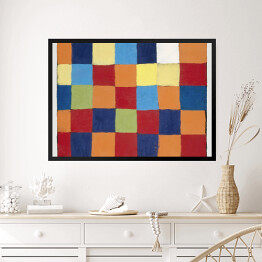 Obraz w ramie Paul Klee Qu 1 Color Chart Reprodukcja obrazu