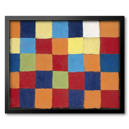 Obraz w ramie Paul Klee Qu 1 Color Chart Reprodukcja obrazu