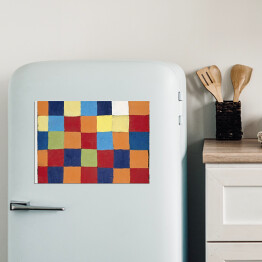 Magnes dekoracyjny Paul Klee Qu 1 Color Chart Reprodukcja obrazu