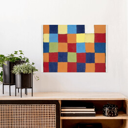 Plakat samoprzylepny Paul Klee Qu 1 Color Chart Reprodukcja obrazu
