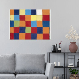 Plakat samoprzylepny Paul Klee Qu 1 Color Chart Reprodukcja obrazu