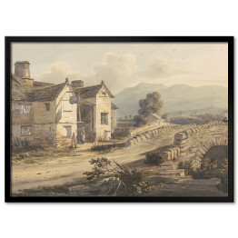 Obraz klasyczny Domki w Westmoreland. George Samuel. Reprodukcja obrazu