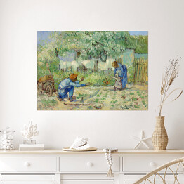 Plakat Vincent van Gogh Pierwsze kroki. Reprodukcja
