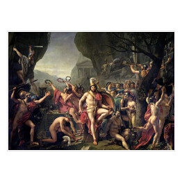 Plakat Jacques-Louis David Leonidas pod Termopilami Reprodukcja