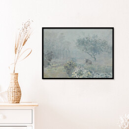 Plakat w ramie Alfred Sisley "Mgła" - reprodukcja