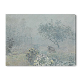 Obraz na płótnie Alfred Sisley "Mgła" - reprodukcja
