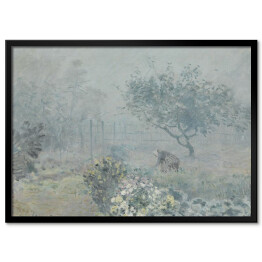 Plakat w ramie Alfred Sisley "Mgła" - reprodukcja