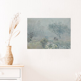 Plakat samoprzylepny Alfred Sisley "Mgła" - reprodukcja