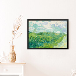 Obraz w ramie Vincent van Gogh "Zielone pola pszenicy, Auvers" - reprodukcja