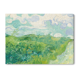 Obraz na płótnie Vincent van Gogh "Zielone pola pszenicy, Auvers" - reprodukcja
