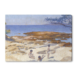 Obraz na płótnie Henri Edmond Cross Plaża w Cabasson. Reprodukcja