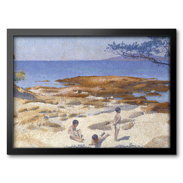 Obraz w ramie Henri Edmond Cross Plaża w Cabasson. Reprodukcja