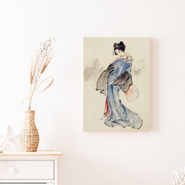 Obraz klasyczny Portret kobiety w kimono. Hokusai Katsushika. Reprodukcja
