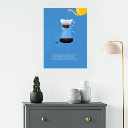 Plakat Sposoby parzenia kawy - drip