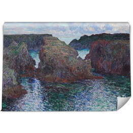 Fototapeta Claude Monet "Skały przy Port-Goulphar, Belle-Ile" - reprodukcja