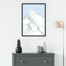 Plakat w ramie Gasherbrum - szczyty górskie