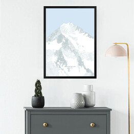 Obraz w ramie Gasherbrum - szczyty górskie