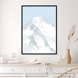 Plakat w ramie Gasherbrum - szczyty górskie