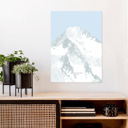 Plakat Gasherbrum - szczyty górskie