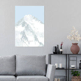Plakat samoprzylepny Gasherbrum - szczyty górskie