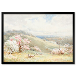 Plakat w ramie Wiosna Joseph Rubens Powell Reprodukcja obrazu