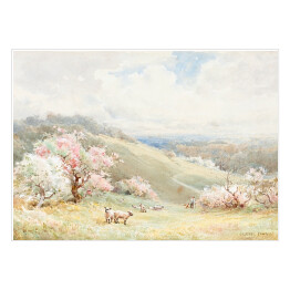Plakat samoprzylepny Wiosna Joseph Rubens Powell Reprodukcja obrazu