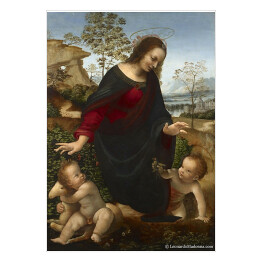 Leonardo da Vinci "Madonna z Dzieciątkiem i Św. Janem Chrzcicielem" - reprodukcja