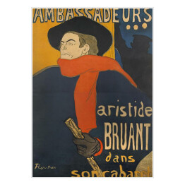 Plakat samoprzylepny Henri de Toulouse-Lautrec "Ambasador" - reprodukcja