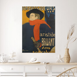 Plakat samoprzylepny Henri de Toulouse-Lautrec "Ambasador" - reprodukcja