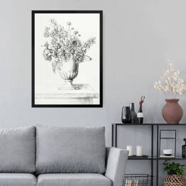 Obraz w ramie Jean Bernard Kwiaty w wazonie Reprodukcja w stylu vintage
