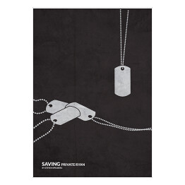 Plakat "Saving private Ryan" - minimalistyczna kolekcja filmowa