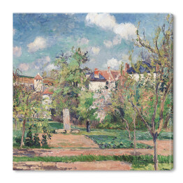 Obraz na płótnie Camille Pissarro Ogród w słoncu, Pontoise. Reprodukcja