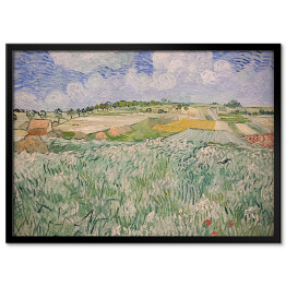 Plakat w ramie Vincent van Gogh Równina w pobliżu Auvers. Reprodukcja