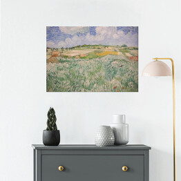 Plakat Vincent van Gogh Równina w pobliżu Auvers. Reprodukcja