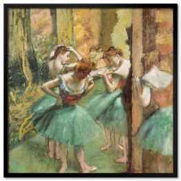 Obraz klasyczny Edgar Degas Tancerki w różu i zieleni. Reprodukcja obrazu