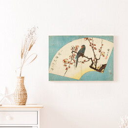  Utugawa Hiroshige Papuga na Kwitnącej śliwce. Reprodukcja