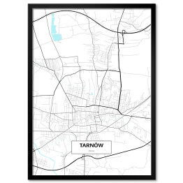 Plakat w ramie Mapa Tarnowa 