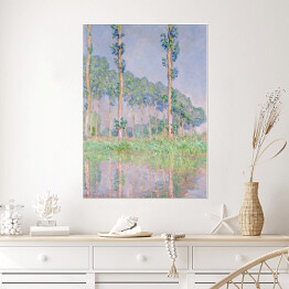 Plakat samoprzylepny Claude Monet Topole Reprodukcja obrazu