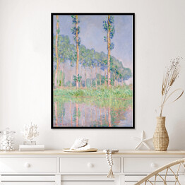 Plakat w ramie Claude Monet Topole Reprodukcja obrazu